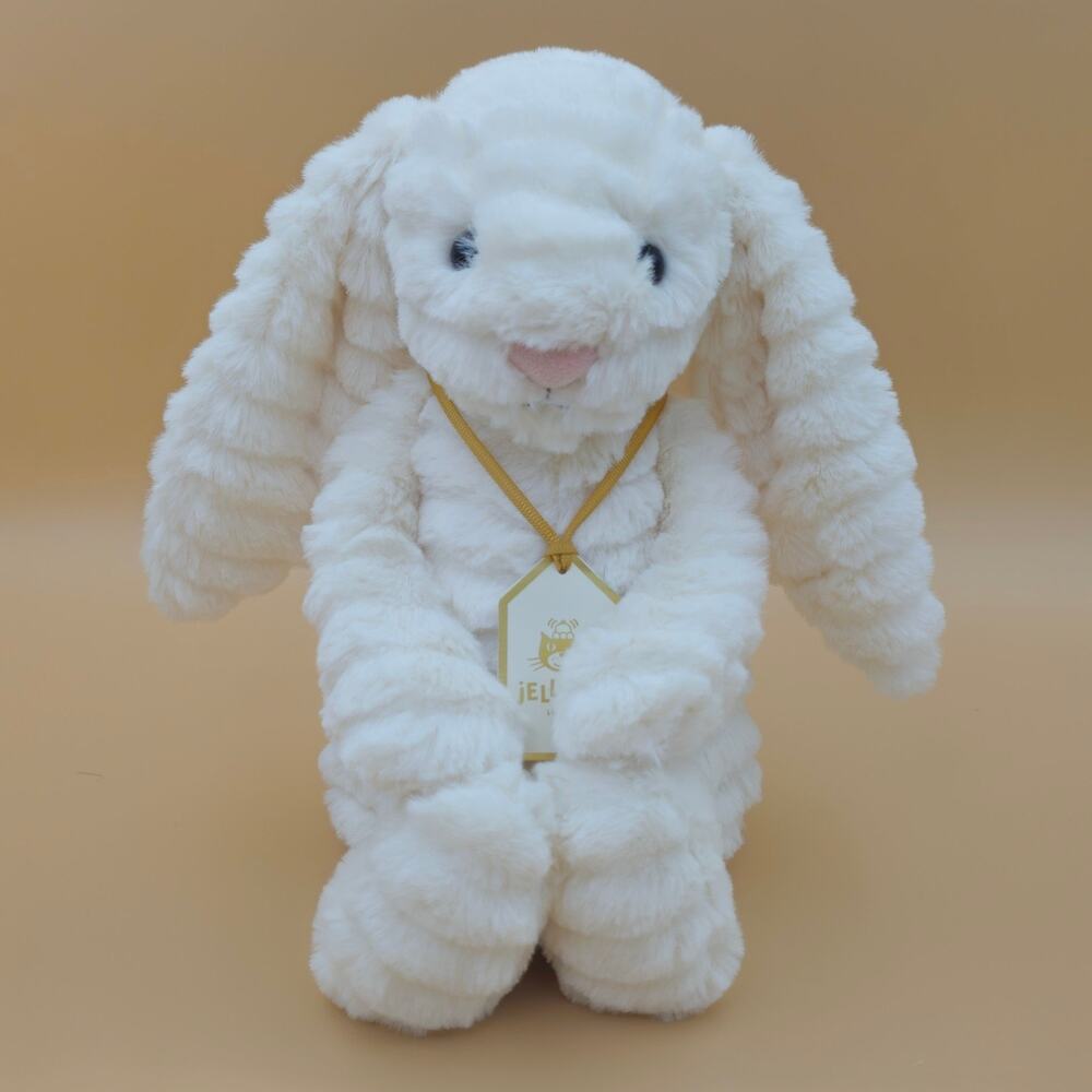 Jellycat Bashful Luxe Bunny Nimbus Medium - AUTHENTIC - NEW WITH TAGS